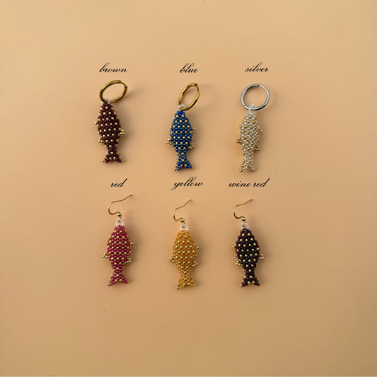 Beaded fish - studded